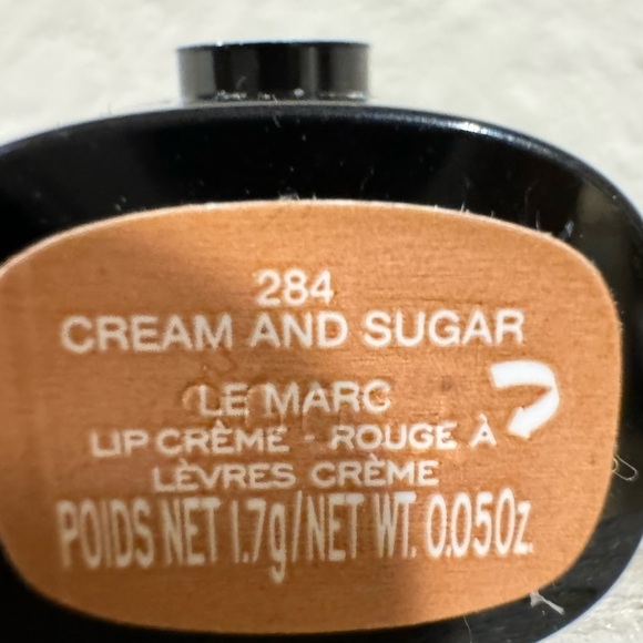 MARC JACOBS: LE MARC LIPSTICK. "CREAM & SUGAR". MINI size. NWOB - Picture 3 of 5